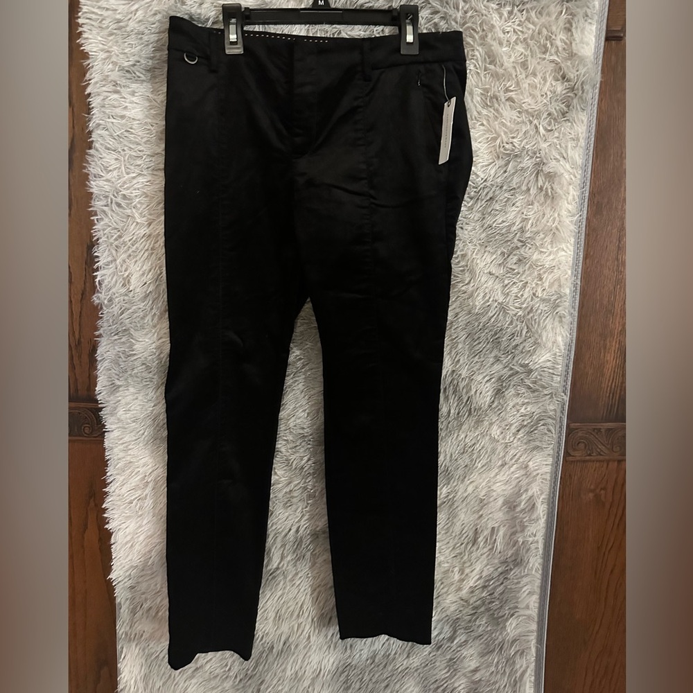 Velour black Capri Anthropologie pants NWT